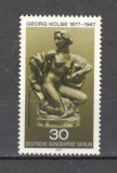 Berlin.1977 100 ani nastere G.Kolbe-Sculptura SB.853, Nestampilat