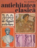Carte N.I. Barbu - Antichitatea clasica, Editura Ion Creanga, 86 pagini, 1976, Brosata, 18x25 cm