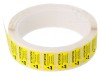 Etichetă autoadezivă ESD galben-negru 12x22mm 1000buc