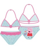 Costum de Baie pentru Copii 2 Piese Peppa Pig 4-6-8 Ani (set 3 buc.)