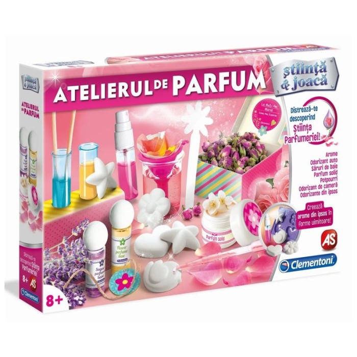 Joc creativ Atelierul de Parfum Clementoni, 8 ani+ Joc creativ Atelierul de Parfum Clementoni, 8 ani+