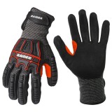 Manusi antiimpact si antitaiere cu Velcro, marimea 10, Raider Pro