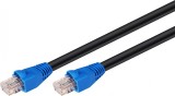 Cablu de retea de exterior UTP cat 6 75m Negru, Goobay 94397