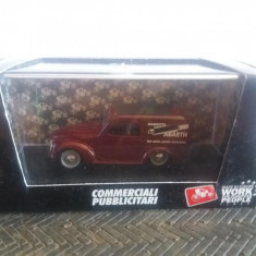 Macheta Fiat 500CFurgoncino Marmitte Abarth - 1956 scara 1:43 BRUMM