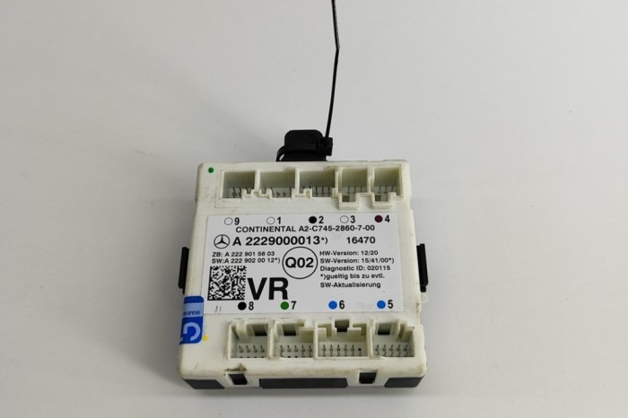 Modul de control ușă dreapta față MERCEDES-BENZ C Coupe C205 2016 OEM: A2229000013,A2229015603,A2229020012,A2C7452860700 | 28251581