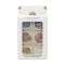 Decor pentru design de unghii Global Fashion hexagoane, set, 6 culori