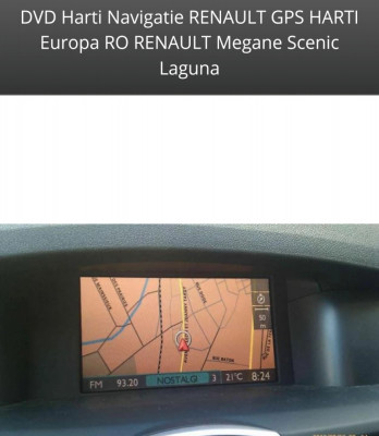 DVD Harti Navigatie RENAULT GPS HARTI Europa RO RENAULT Megane Scenic Laguna foto