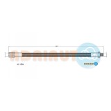Furtun frana fata Dacia Supernova, Nova 10980 6001541683 / 41.1284