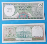 Bancnota veche - Suriname 25 Gulden - in stare foarte buna