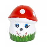 Ciuperca decorativa gradina ceramica mini 10x8cm Zilan EXT 10152