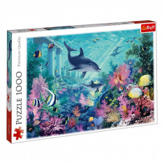 Puzzle 1000 piese, model animale marine, multicolor foto