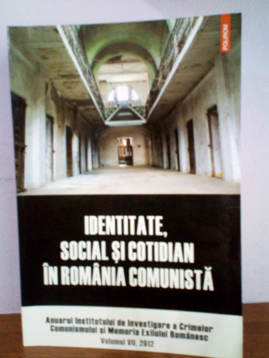 Luciana M. Jinga (coord.) - Identitate, social si cotidian in Romania socialista