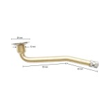Valva &icirc;ndoita pentru roata camion tubeless 90 mm V3.04.3 din alama