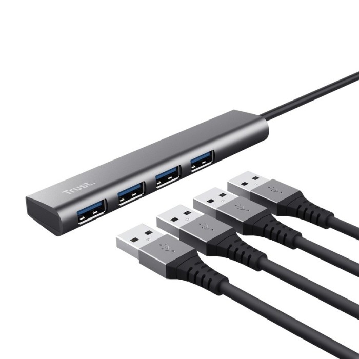 USB Hub Trust Halyx 4xUSB 3.2, alm