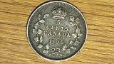 Canada - argint sterling - moneda colectie 5 cents 1905 Edward VII -impecabila !, America de Nord
