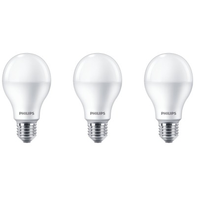 Bec LED Philips clasic A67 E27 13W 1521lm lumina calda 2700 K - 3 buc foto