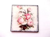 magnet frigider cu trandafiri roz 35887