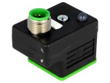 Adaptor Mamă 18mm cu Valvă și Mufă PIN 3 24V