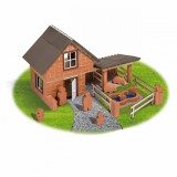 Set de construit din caramizi in miniatura - Ferma