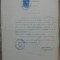 Certificat Administratia Financiara a Capitalei/ 1929