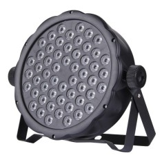 Proiector joc de lumini PAR 54 leduri RGB cu 8 jocuri de lumini Slim Disco
