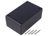 Carcasă universală ABS neagră 66x105x45mm