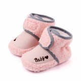 Cizmulite roz cu blanita - Baby (Marime Disponibila: 6-9 luni (Marimea 19