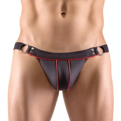 Bikini Open-Back, Negru/Rosu, L/XL foto