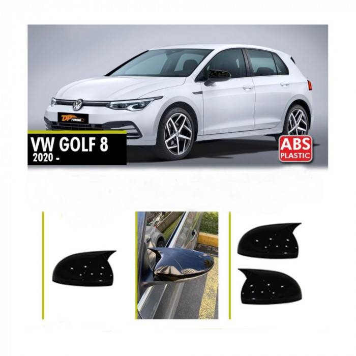Capace oglinda tip BATMAN compatibile Volkswagen Golf Mk8 2020-&amp;gt; Cod: BAT1037 / C593-BAT2 Automotive TrustedCars
