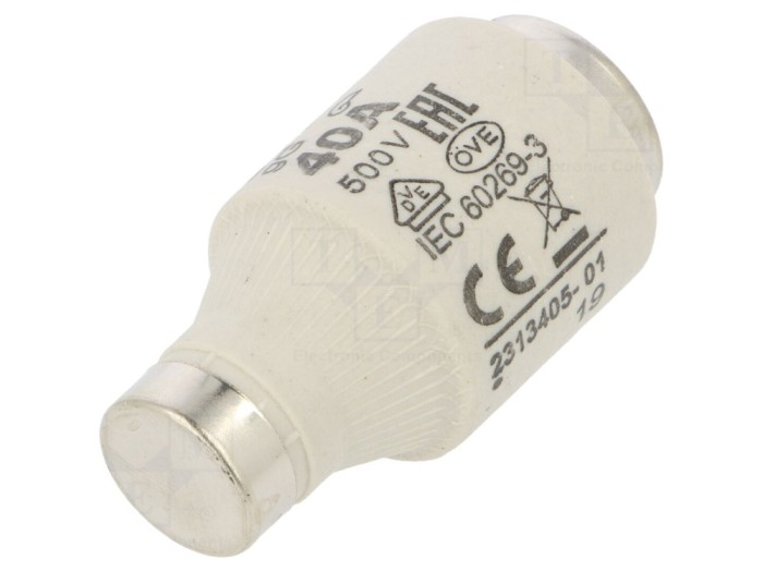 Siguranță ceramică 40A 500V DIII