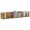 Raft perete CD-uri stejar artizanal 100x18x18 cm lemn prelucrat