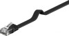 Cablu UTP CAT6 Plat 0.5m Goobay, Patchcord Cupru, 2x RJ45, Negru