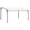 VidaXL Copertină pavilion de grădină, crem, 4x3x2,55 m