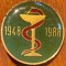 INSIGNA VECHE COLECTIE-SERVICIUL FARMACEUTIC MILITAR!,,1948-1988&quot;, per.COMUNISM