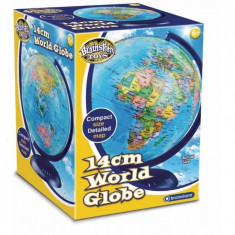 Glob pamantesc harta lumii Brainstorm Toys, 14 cm, Multicolor foto