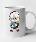Cana alba personalizata Brawl Star - Gus, INOVATIX&reg;. 330 ml, Oem