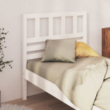 Tablie de pat, alb, 81x4x100 cm, lemn masiv de pin GartenMobel Dekor, vidaXL