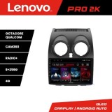 Navigatie Nissan Qashqai Lenovo Kit-499 8 core QLED 2K 8+256 360 Android Waze USB Navigatie Internet Youtube Radio CarStore Technology