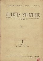 Buletin Stiintific. Sectiunea de Stiinte Biologice, Agronomice, Geologice si Geografice - Volumul I, Tomul VI, Ianuarie-Martie 1954 foto