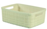 Cos de organizare Curver Jute S 5L crem, 27 x 20 x 11 cm