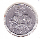 Bnk mnd Swaziland 50 centi 1996 unc, Africa
