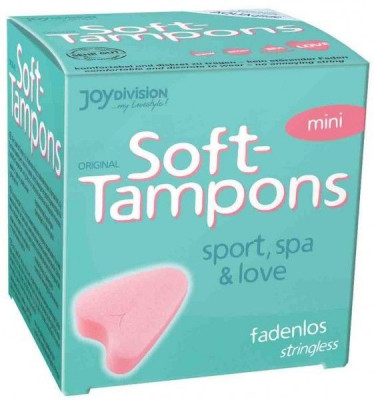 3 buc. Mini Soft Tampons JoyDivision - Tampoane Igienice Femei foto