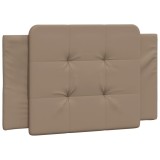 Perna pentru tablie pat, Zadar, cappuccino, 90 cm, piele artificiala, DKD Home Decor