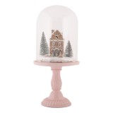 Cumpara ieftin Decoratiune Craciun sticla polirasina multicolora cu led &Oslash; 17x36 cm