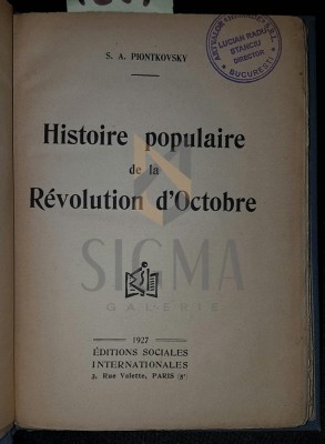 HISTOIRE POPULAIRE DE LA REVOLUTION D&amp;#039;OCTOBRE foto