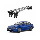 Set bare transversale aluminiu cu prindere in puncte fixe compatibile BMW Seria 5 E39 1995-2003 negre sau argintii Cod: 120101 Kit 201
