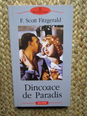 DINCOACE DE PARADIS - F. SCOTT FITZGERALD foto