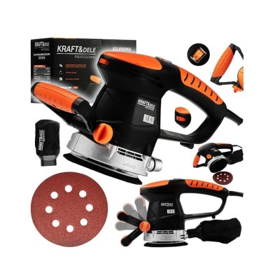 Slefuitor excentric, orbital cu sistem de aspirare, 1200 W, Kraft foto