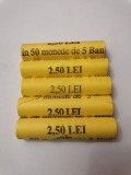 Set 5 fisicuri 5 bani Romania (2021-2025)