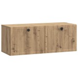 vidaXL Oglindă TV montată pe perete Stejar Artizanal 78,5 x 31 x 30 cm 898044